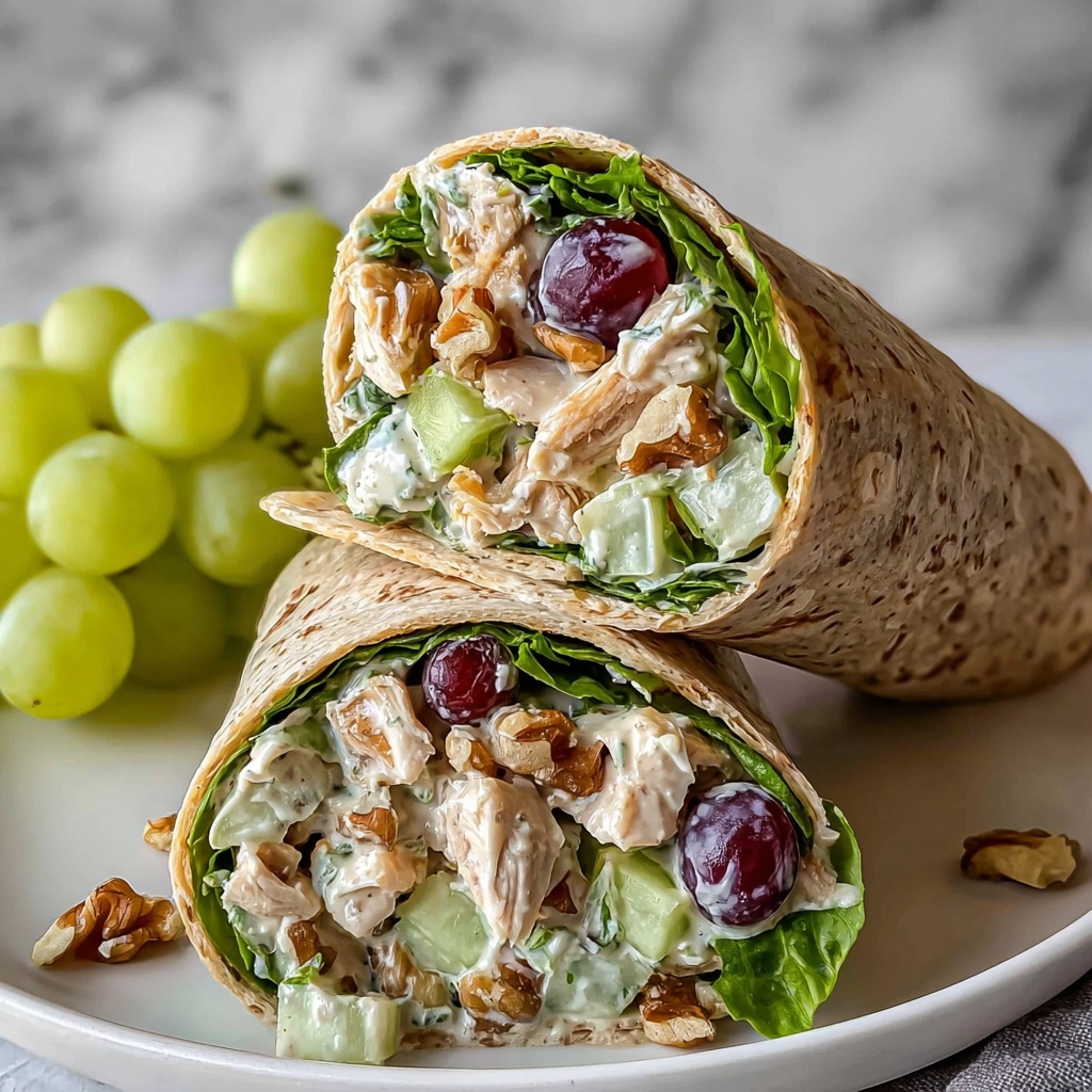 Healthy Chicken Salad Wraps Recipe - Recipe Image