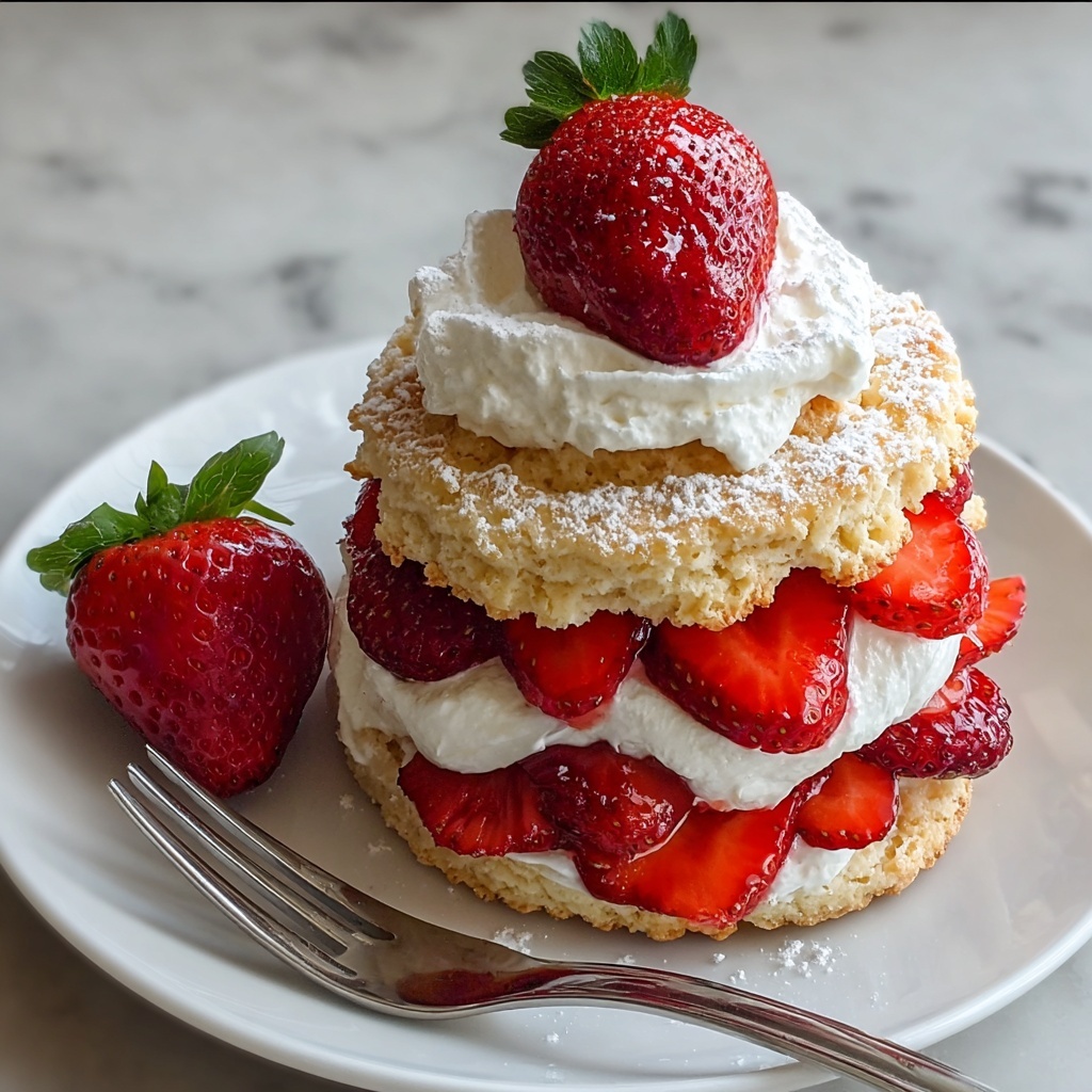 Heavenly Fluffy Strawberry Shortcake Recipe - Recipe Image
