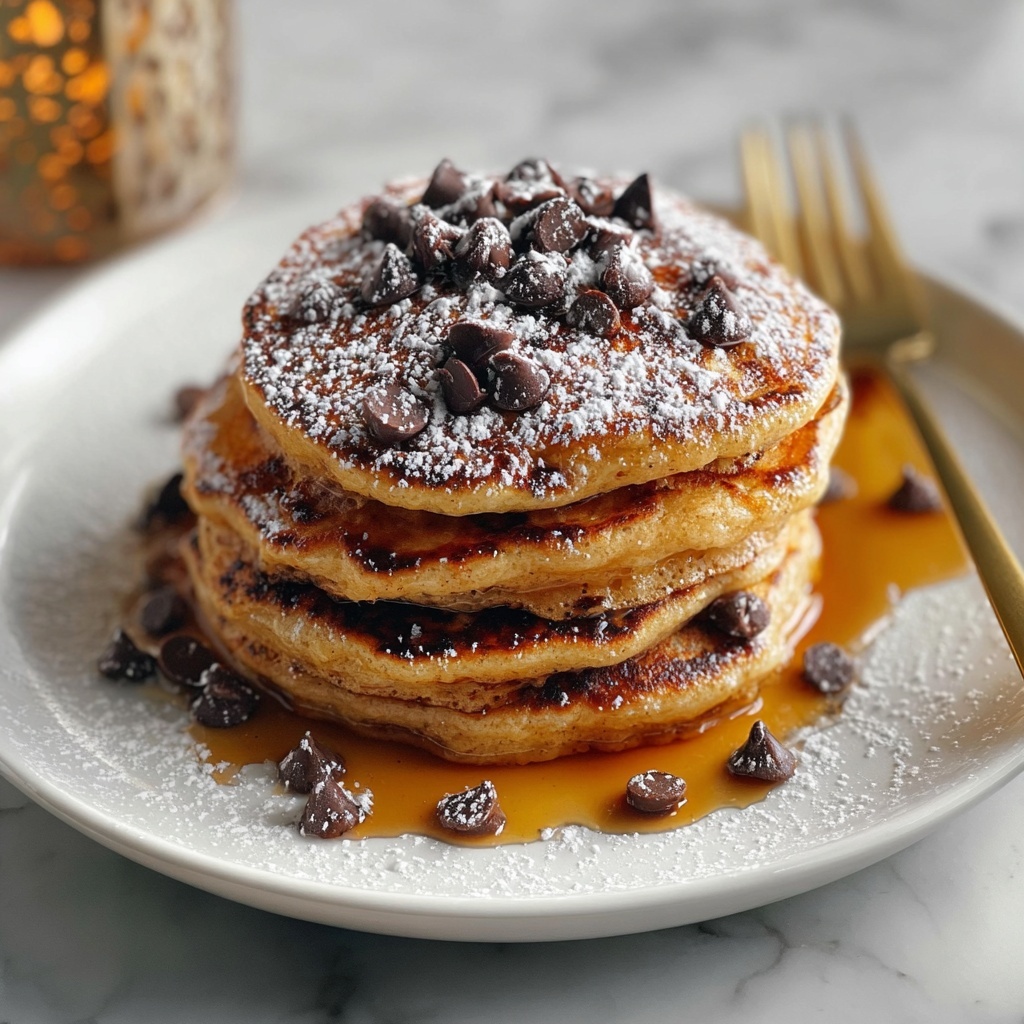 Chocolate Chip Pumpkin Pancakes Recipe - Recipe Image