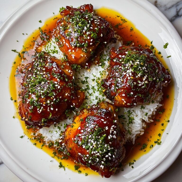 Honey Garlic Chicken Thighs Recipe