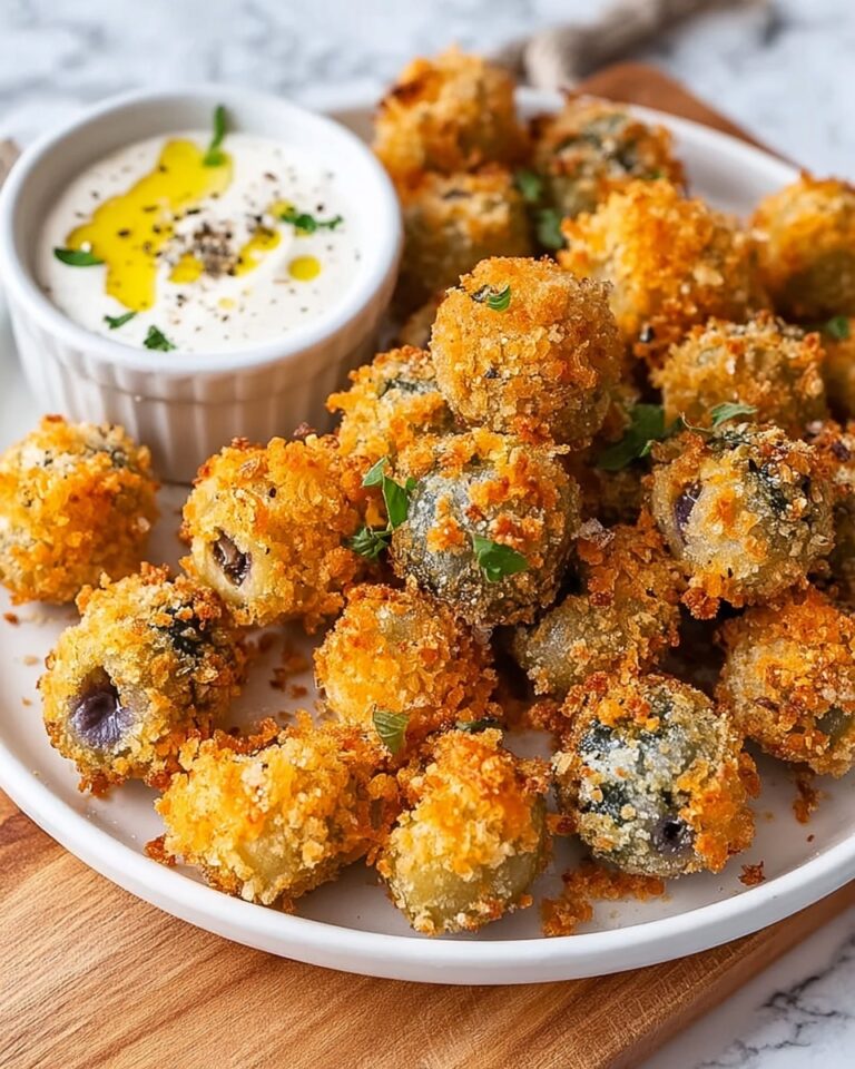 Fried Olives with Garlic Aioli Recipe
