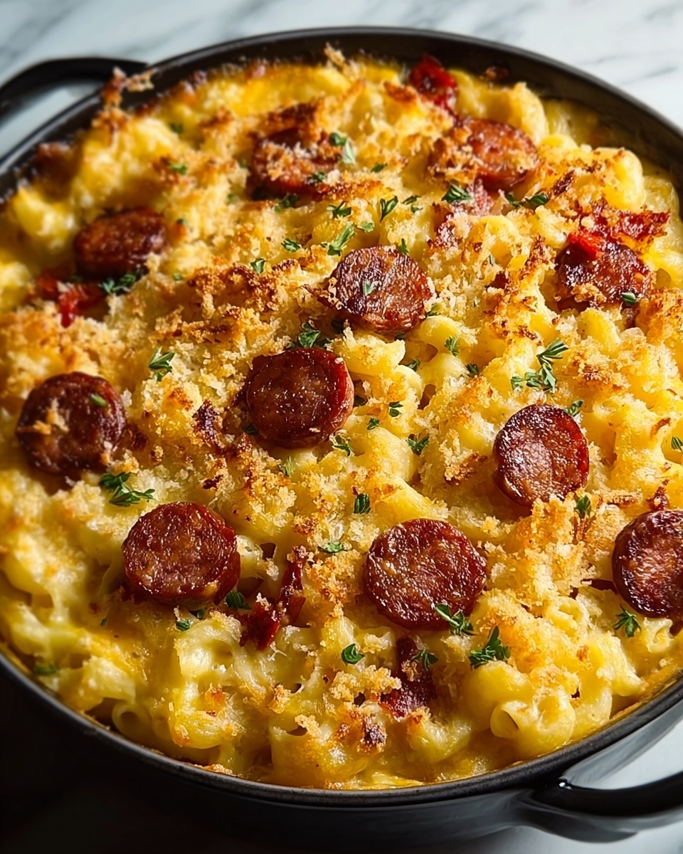 Cheesy Kielbasa Hashbrown Casserole Recipe - Recipe Image