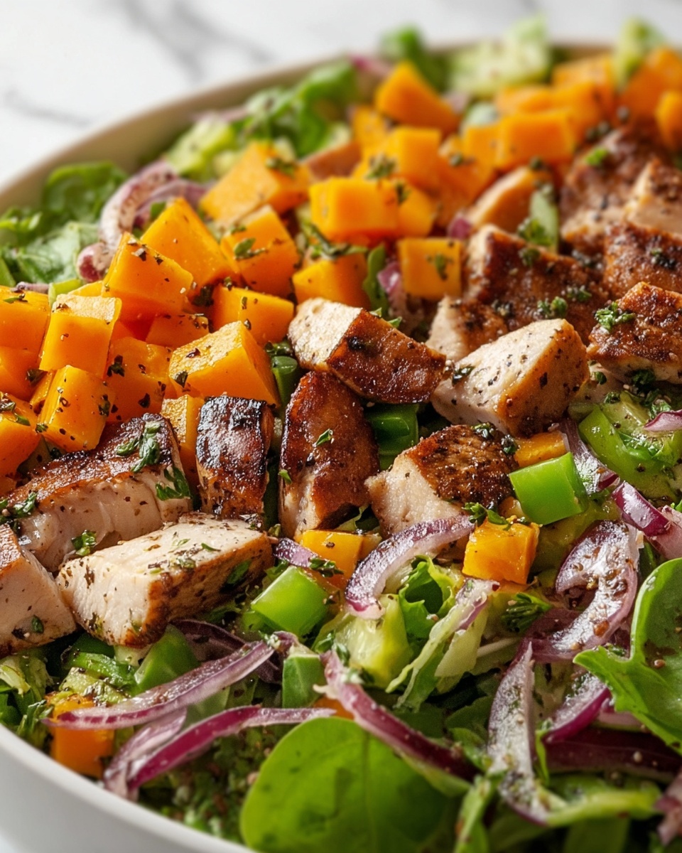 Persian Chicken Salad with Fresh Herbs and Pomegranate Seeds Recipe - Recipe Image