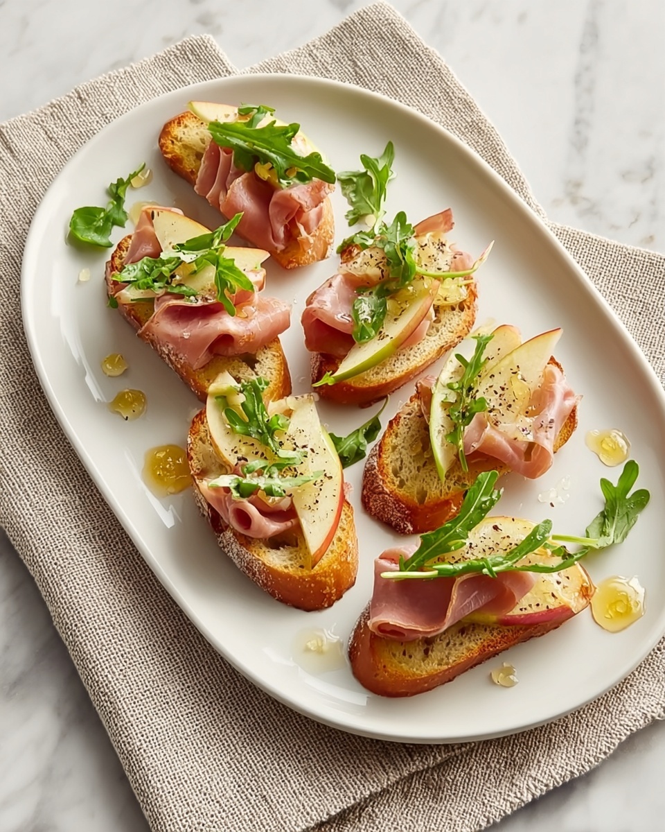 Apple & Brie Crostini with Hot Honey Recipe - Recipe Image