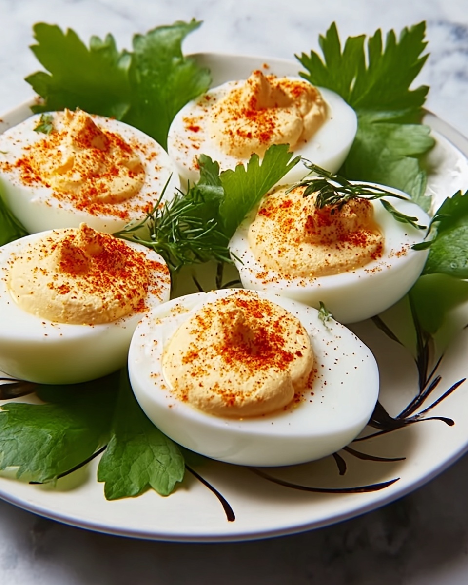 Deviled Egg Tulips Recipe - Recipe Image