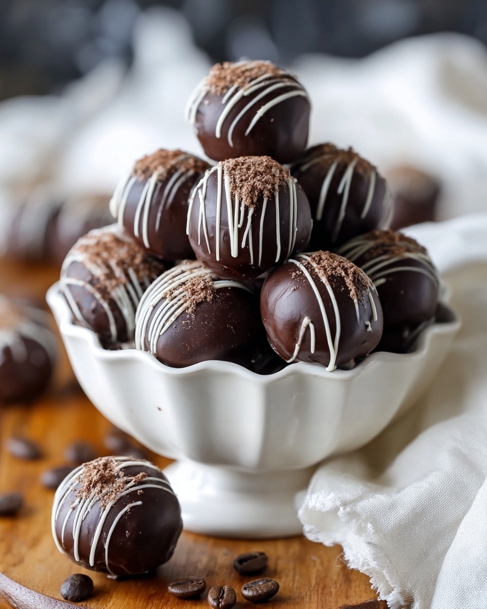 Dark Chocolate Coffee Truffles Recipe - Recipe Image