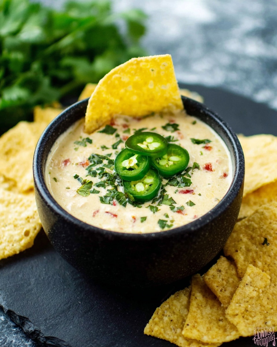 Crockpot White Queso Dip Recipe - Recipe Image