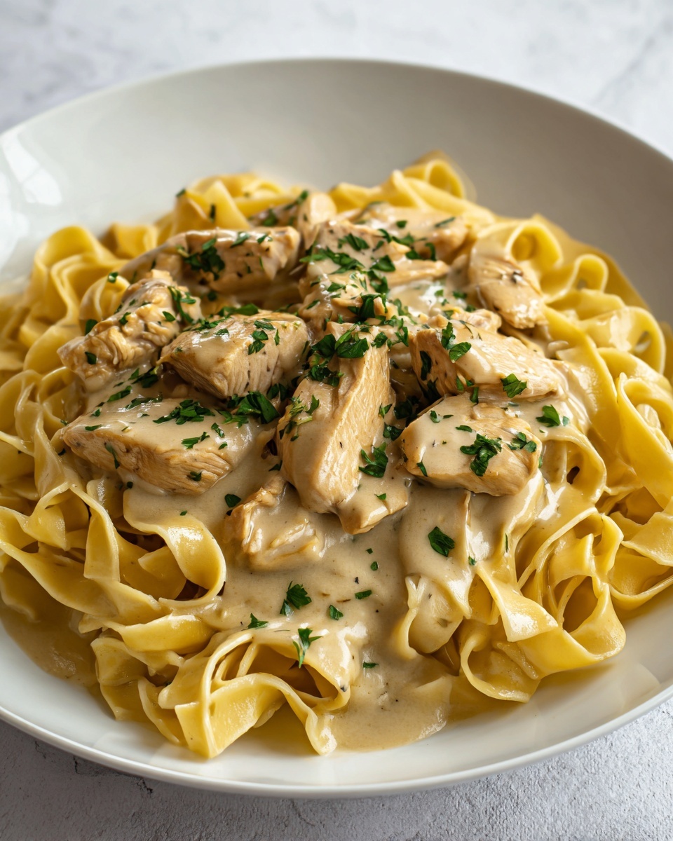 Creamy Chicken Alfredo Pasta Recipe - Recipe Image