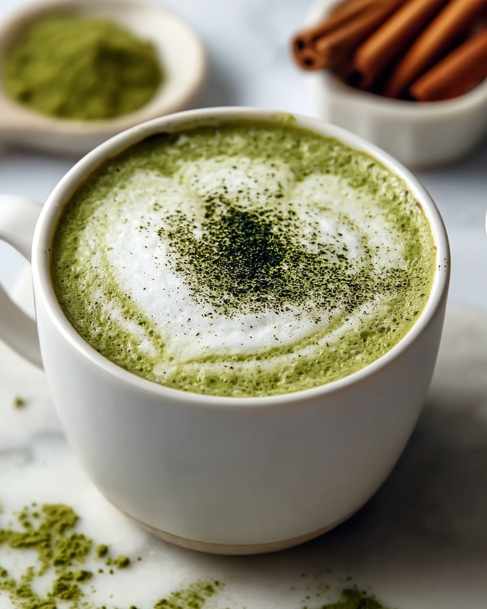 Easy Creamy Matcha Latte in a Mug Recipe - Recipe Image