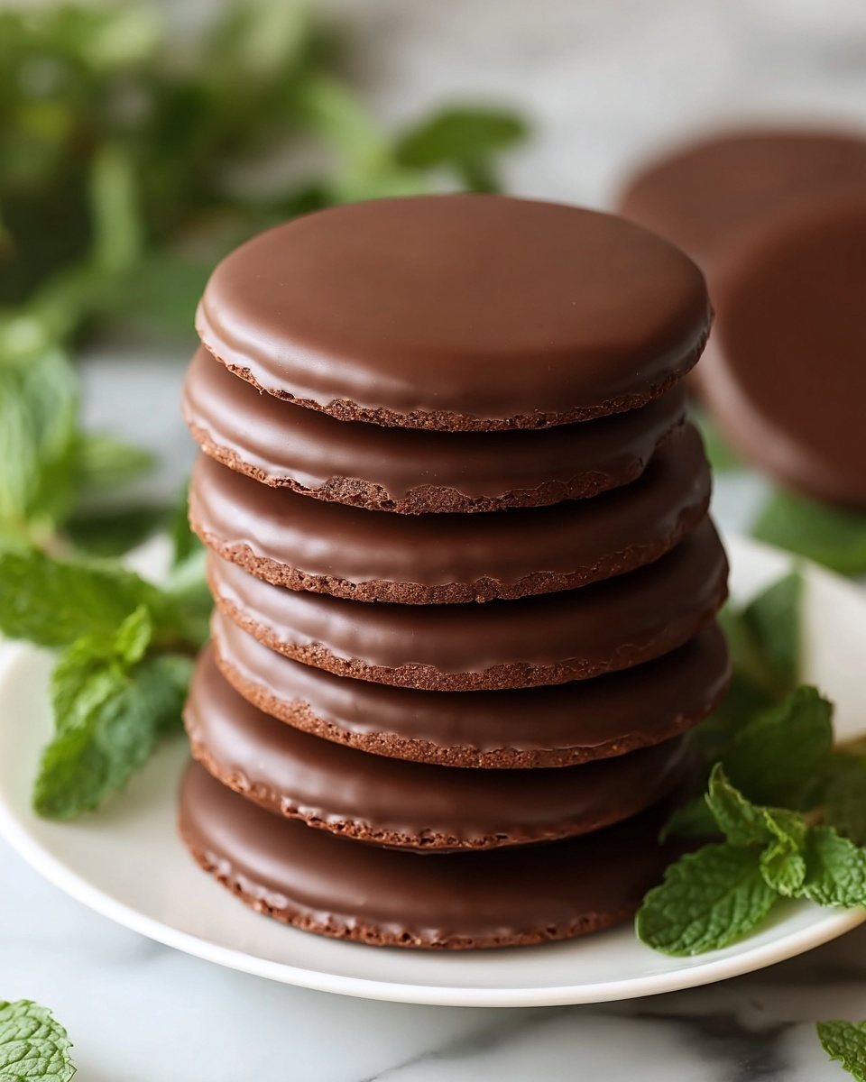 Easy Homemade Thin Mint Cookies for a Flavor-Packed Treat Recipe - Recipe Image