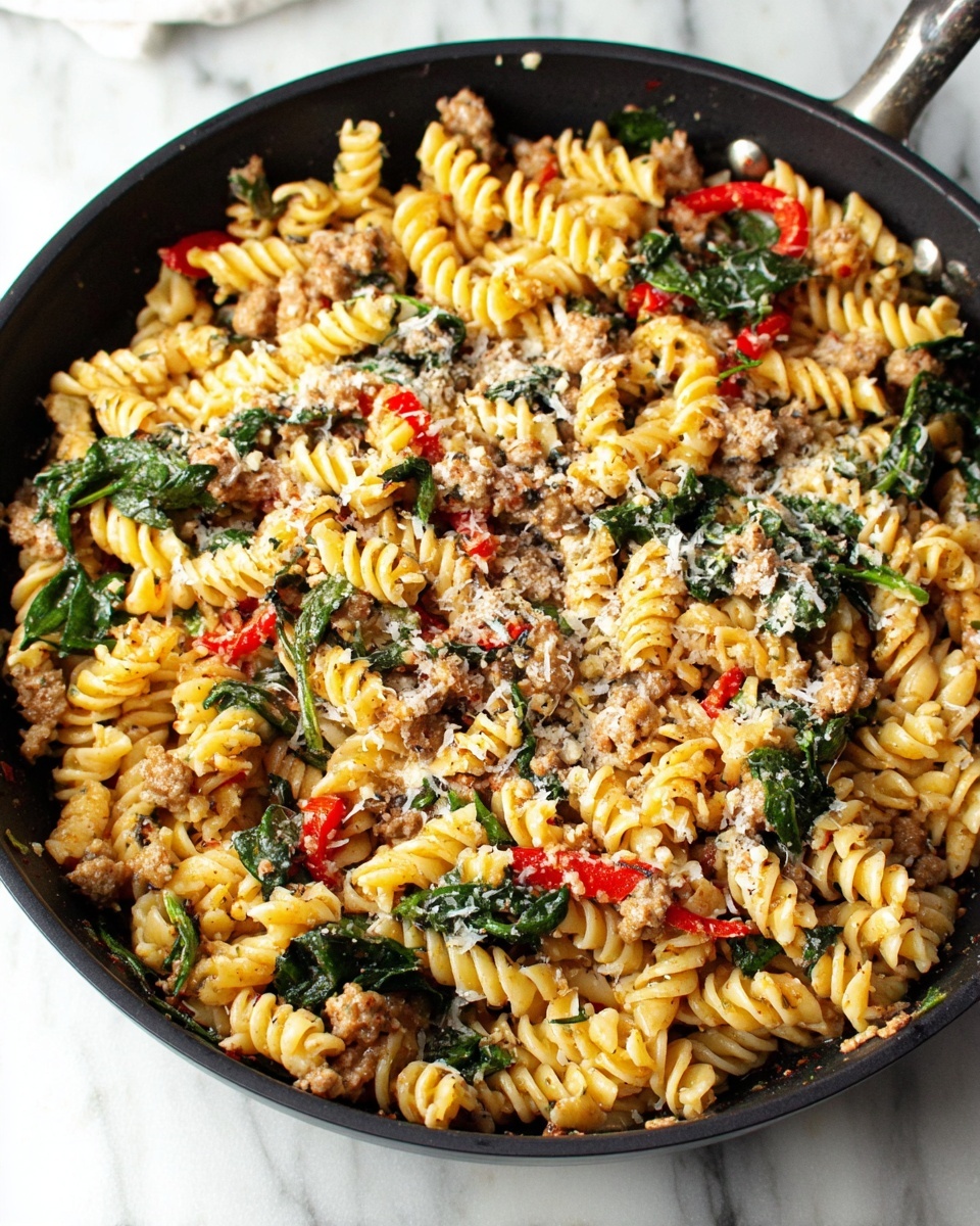 Sausage and Vegetable Pasta Recipe - Recipe Image