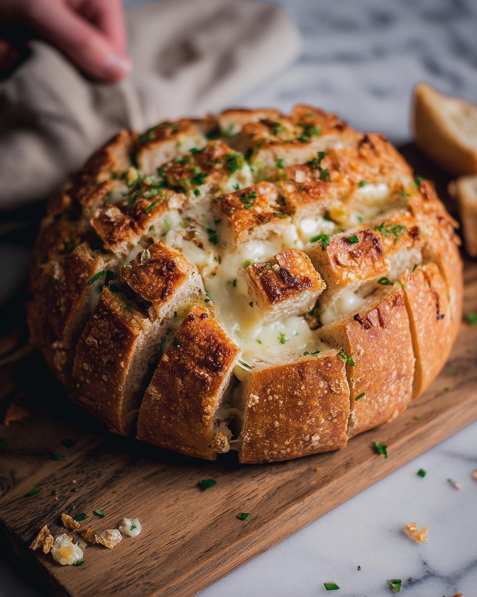 Parmesan and Garlic Butter Pull Apart Bread Recipe - Recipe Image