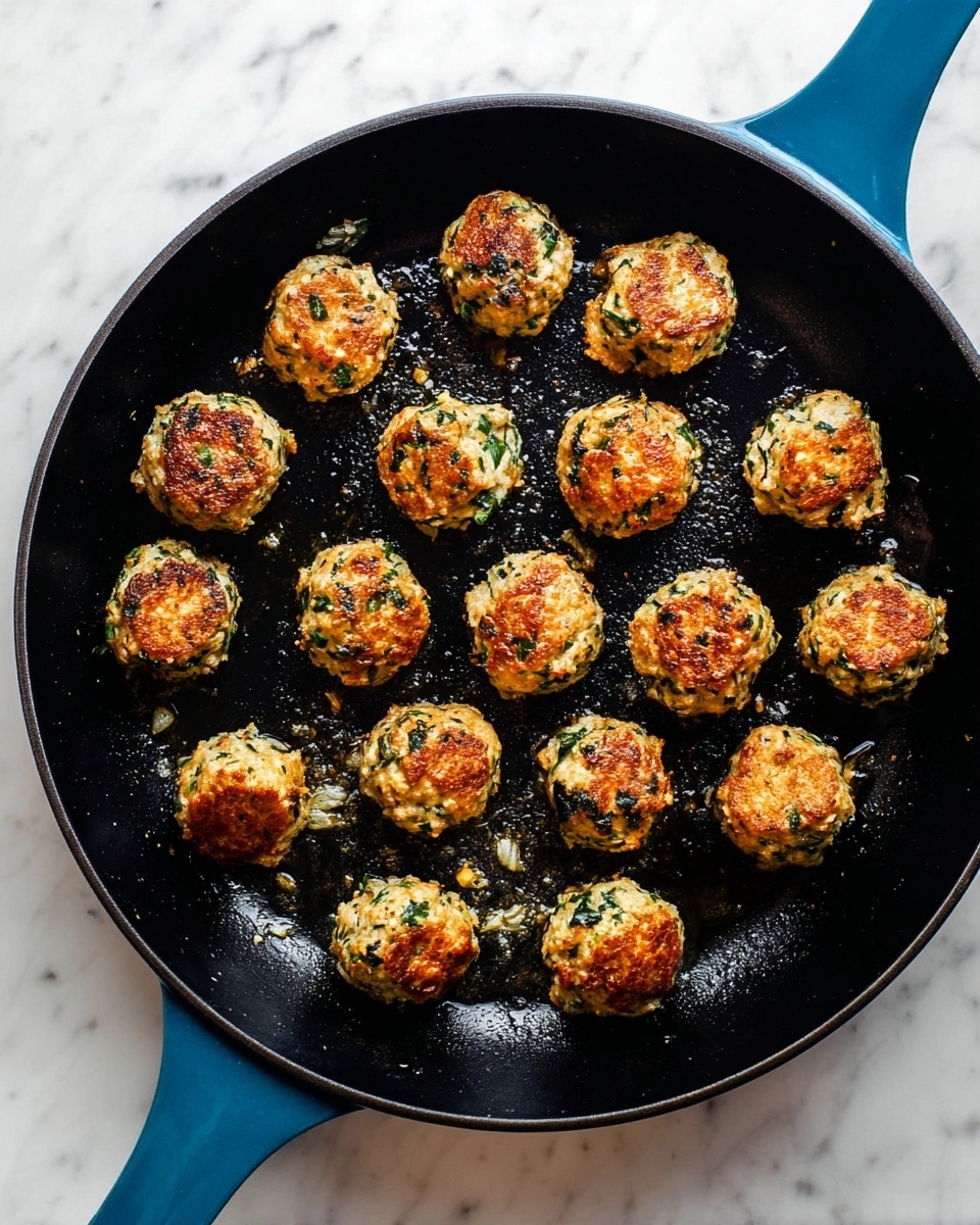 Chicken and Spinach Meatballs Recipe - Recipe Image