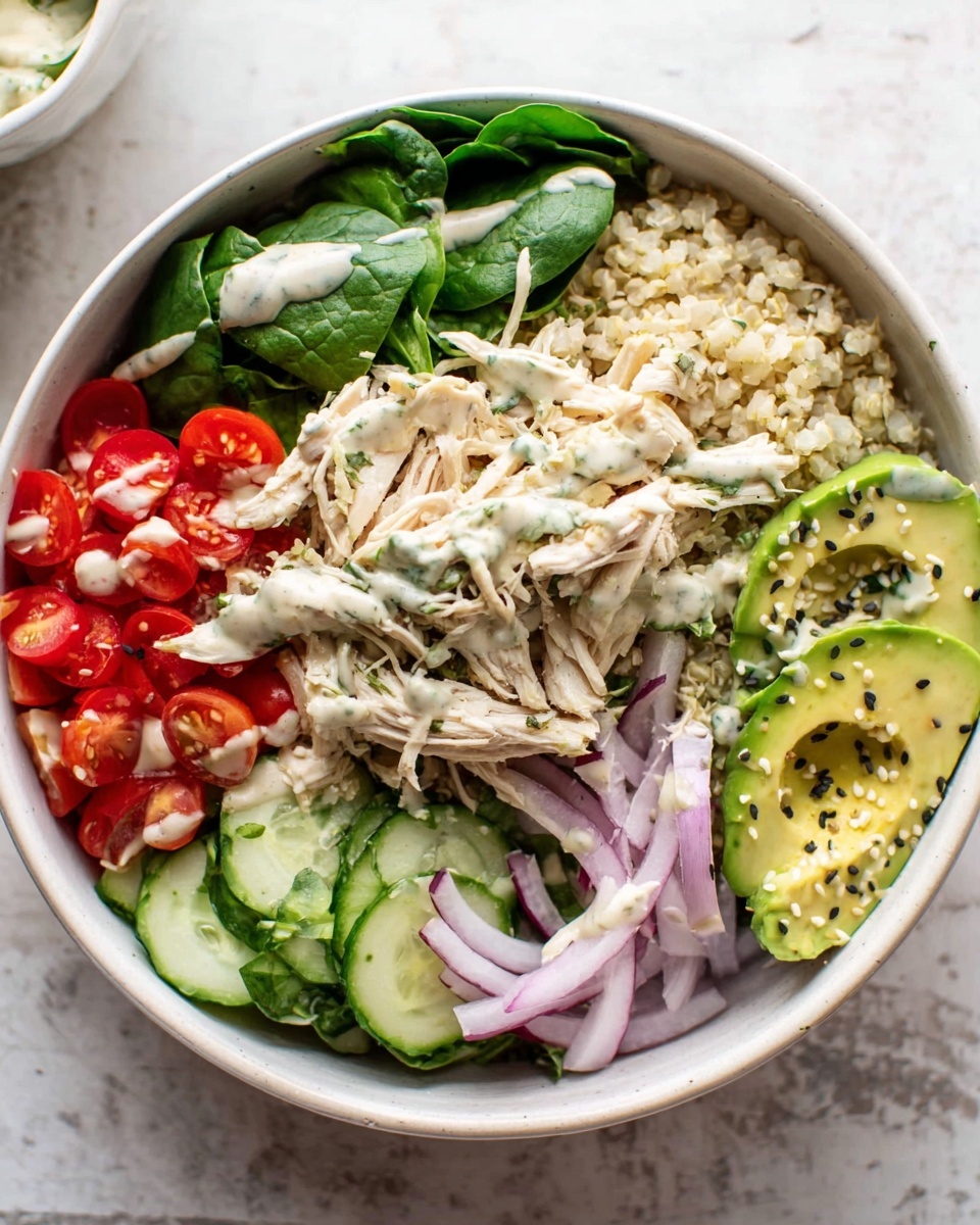 Ranch Chicken Quinoa Salad Recipe - Recipe Image