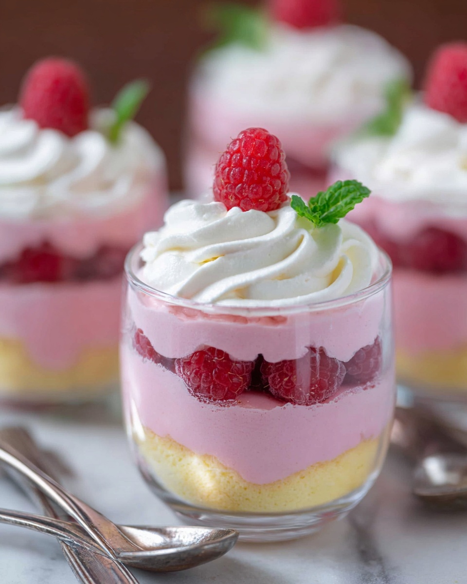 Raspberry Mousse Cups Recipe - Recipe Image