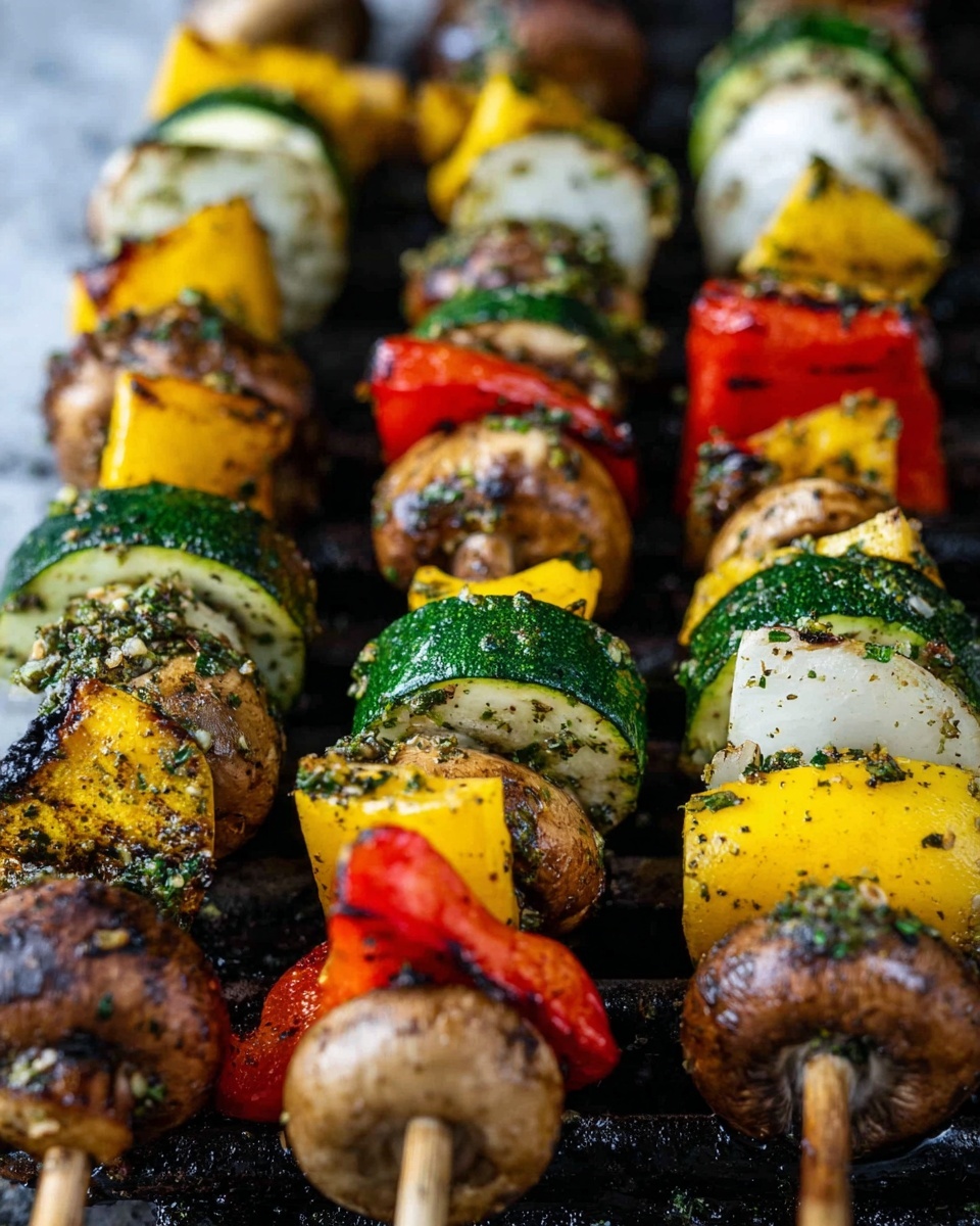 Grilled Moroccan Vegetable Skewers Recipe - Recipe Image