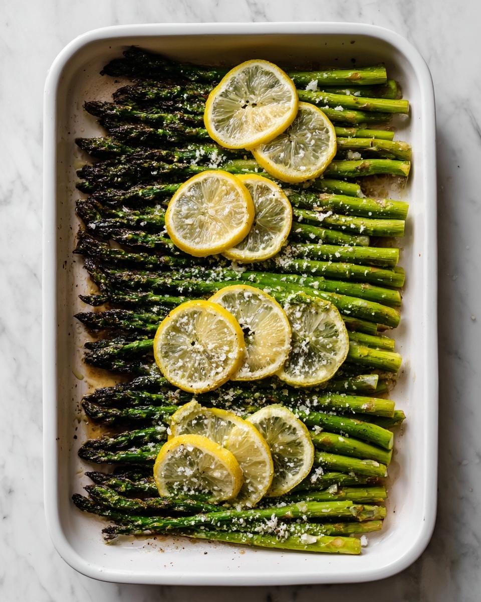 Roasted Asparagus with Lemon, Butter, and Parmesan Recipe - Recipe Image