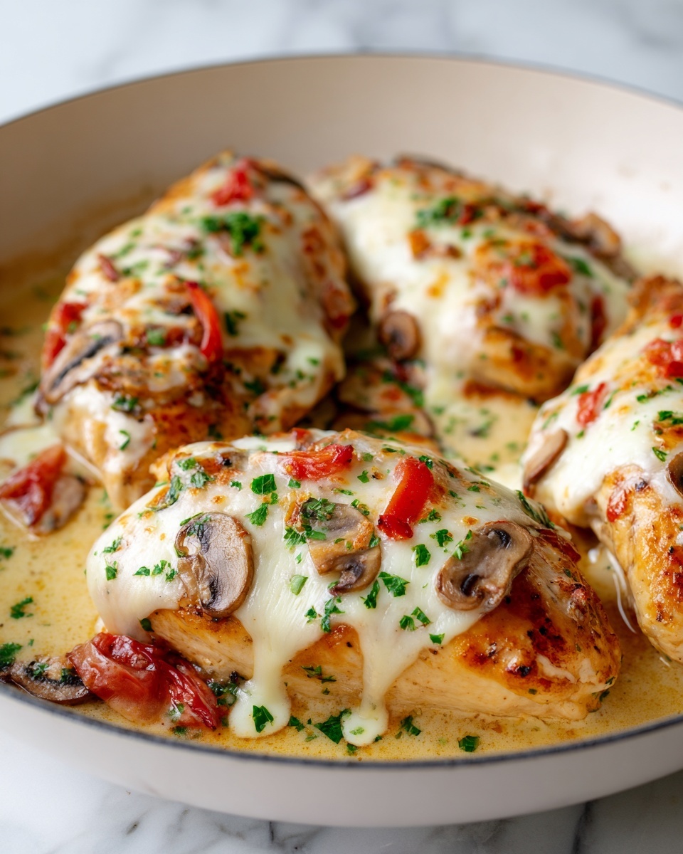 Bacon Mushroom Stuffed Chicken Recipe - Recipe Image