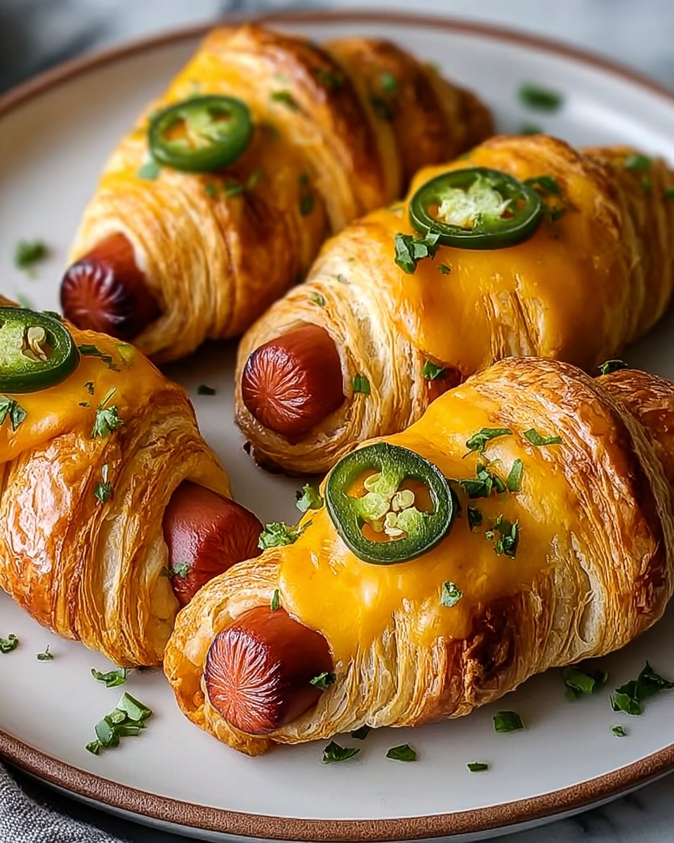 Jalapeño Popper Pigs: Spicy Sausage and Cream Cheese Bites Recipe - Recipe Image