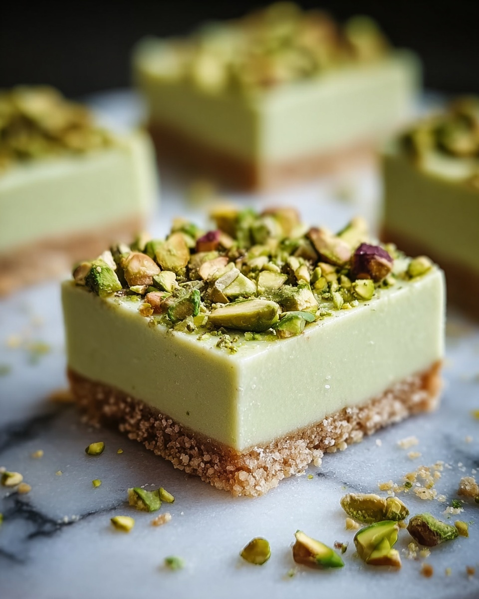 Pistachio Pudding Cookie Bars Recipe - Recipe Image
