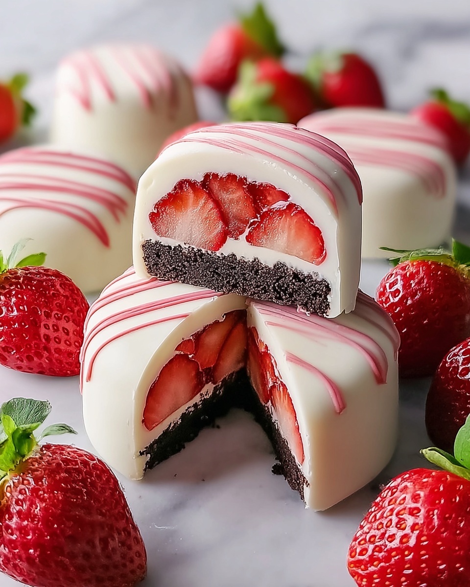 Strawberry Shortcake Oreo Balls Recipe - Recipe Image