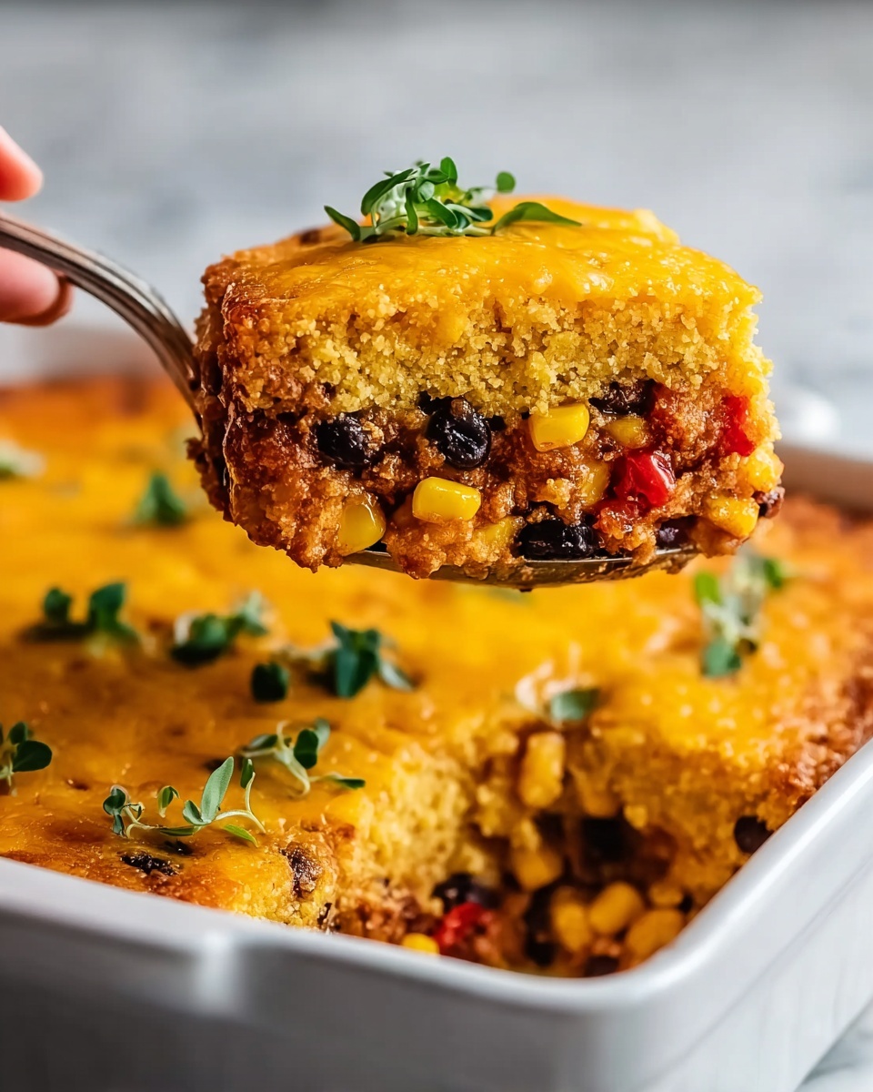 Taco Cornbread Casserole: The Easy Weeknight Dinner That Everyone Loves Recipe - Recipe Image