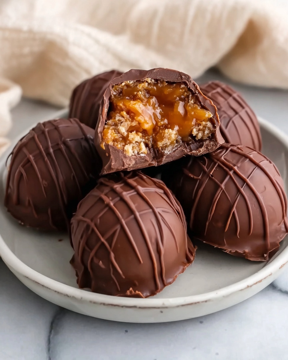 Healthy Butterfinger Chocolate Easter Eggs Recipe - Recipe Image
