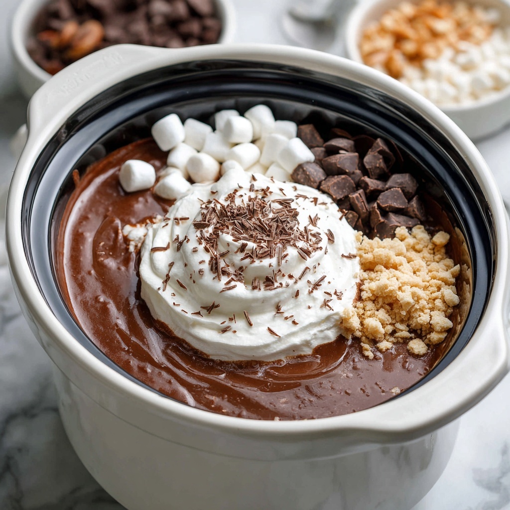 Creamy Crockpot Hot Chocolate Recipe - Recipe Image