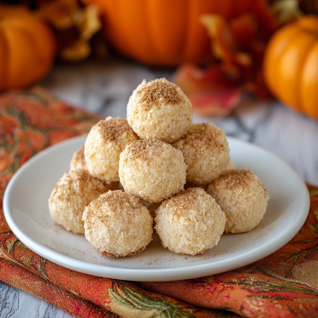 Pumpkin Cheesecake No-Bake Balls Recipe - Recipe Image