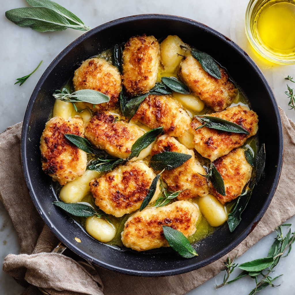 Brown Butter Sage Chicken Tenders: Cozy, Golden & Fall-Perfect Recipe - Recipe Image