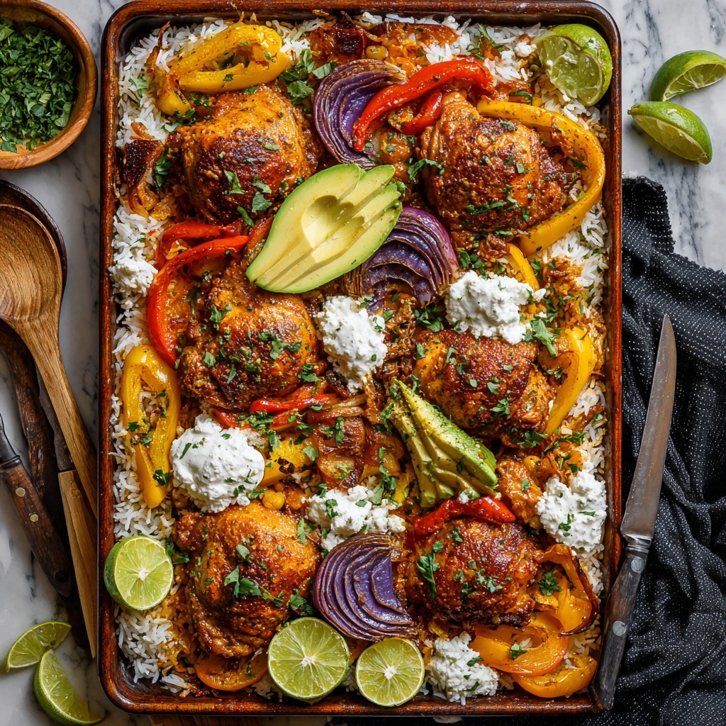 Sheet Pan Chicken Tinga Bowls: Easy, Smoky & Meal-Prep Friendly Recipe - Recipe Image