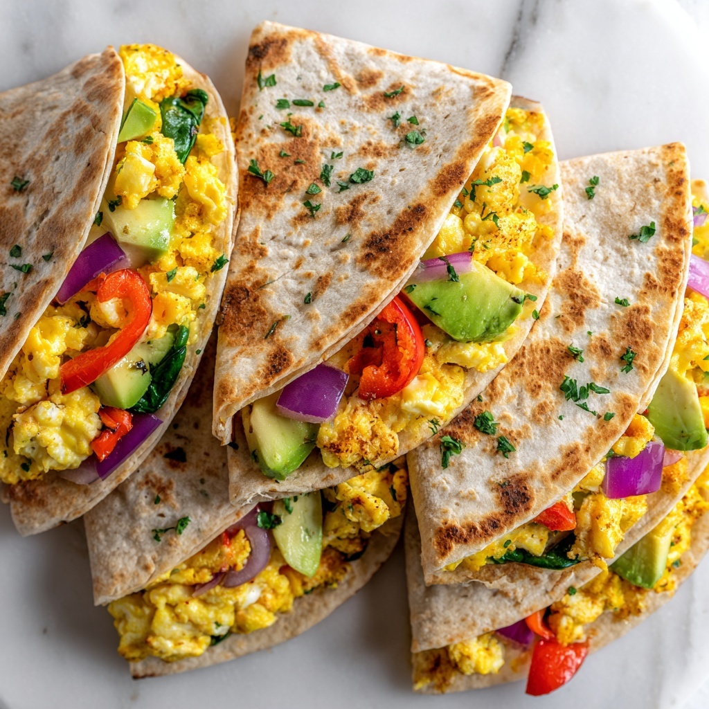 Easy Vegetarian Breakfast Quesadillas Recipe - Recipe Image