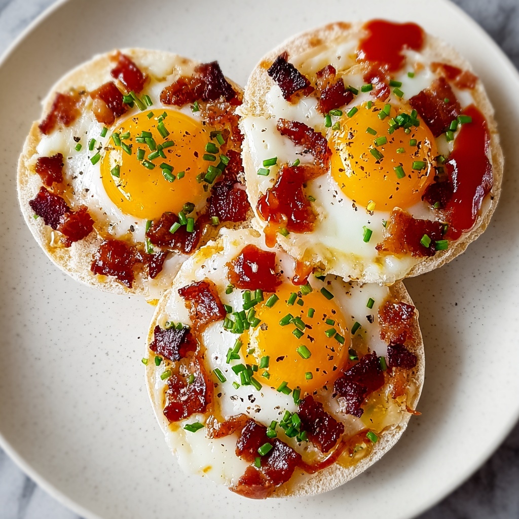 English Muffin Breakfast Pizza Recipe - Recipe Image