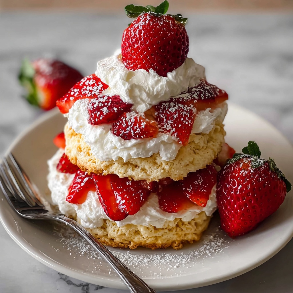 Heavenly Fluffy Strawberry Shortcake Recipe - Recipe Image