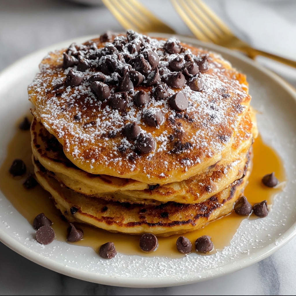 Chocolate Chip Pumpkin Pancakes Recipe - Recipe Image