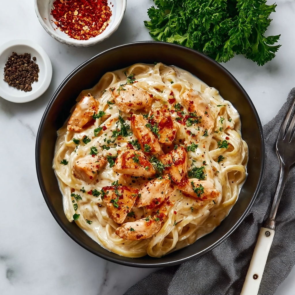 Cashew Cream Cajun Chicken Pasta Recipe - Recipe Image
