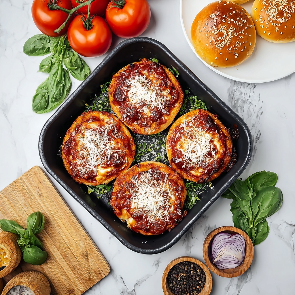 Cheesy Italian Sausage Pizza Sliders Recipe - Recipe Image