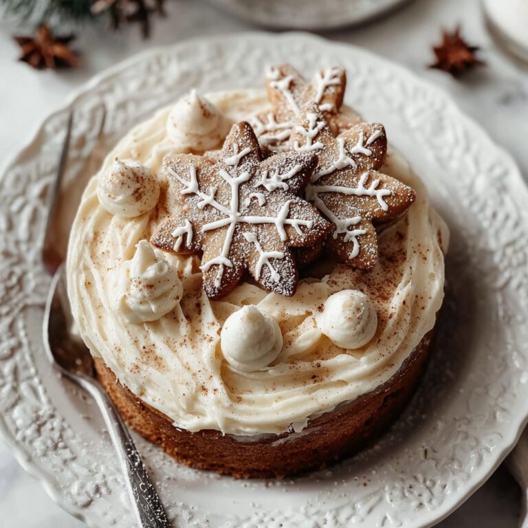 Spiced Creamy Gingerbread Frosting with Vanilla Infusion Recipe