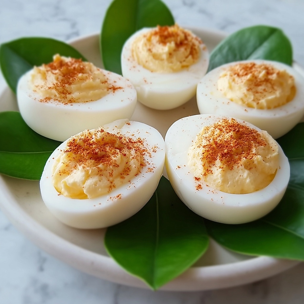 Deviled Egg Tulips Recipe - Recipe Image