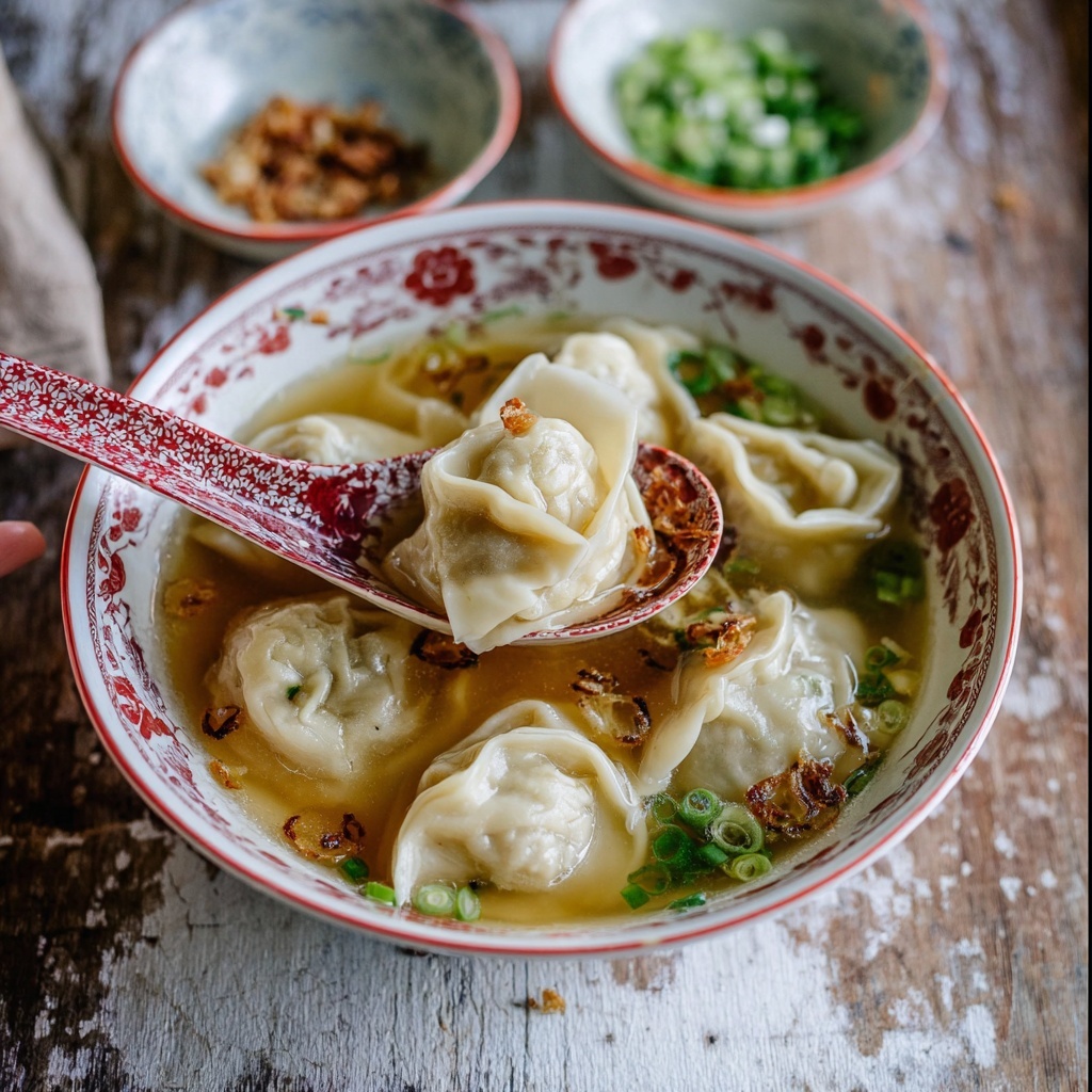 How to Make Wonton Wrappers Recipe - Recipe Image