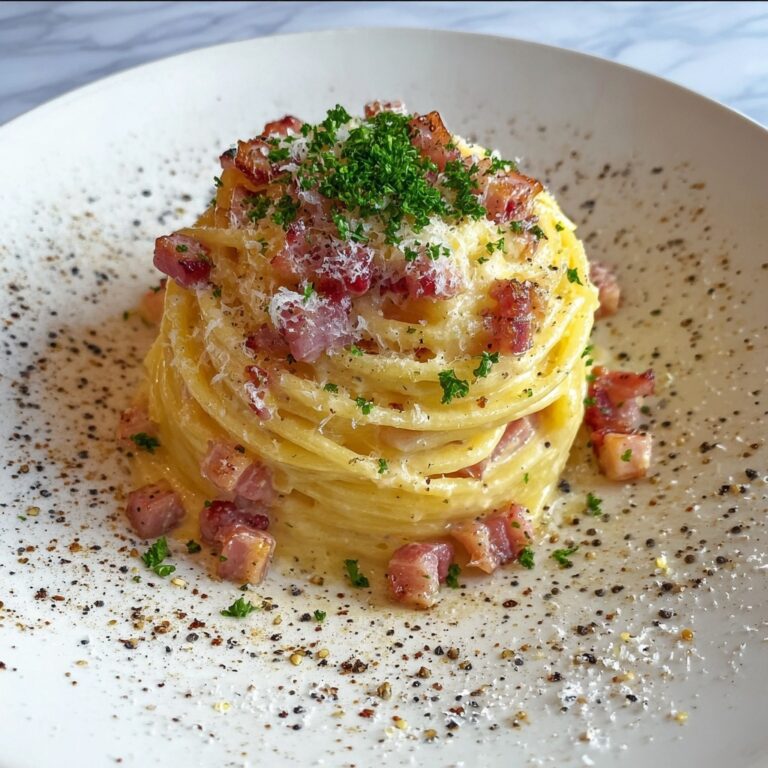 Creamy Bacon Carbonara Pasta Recipe