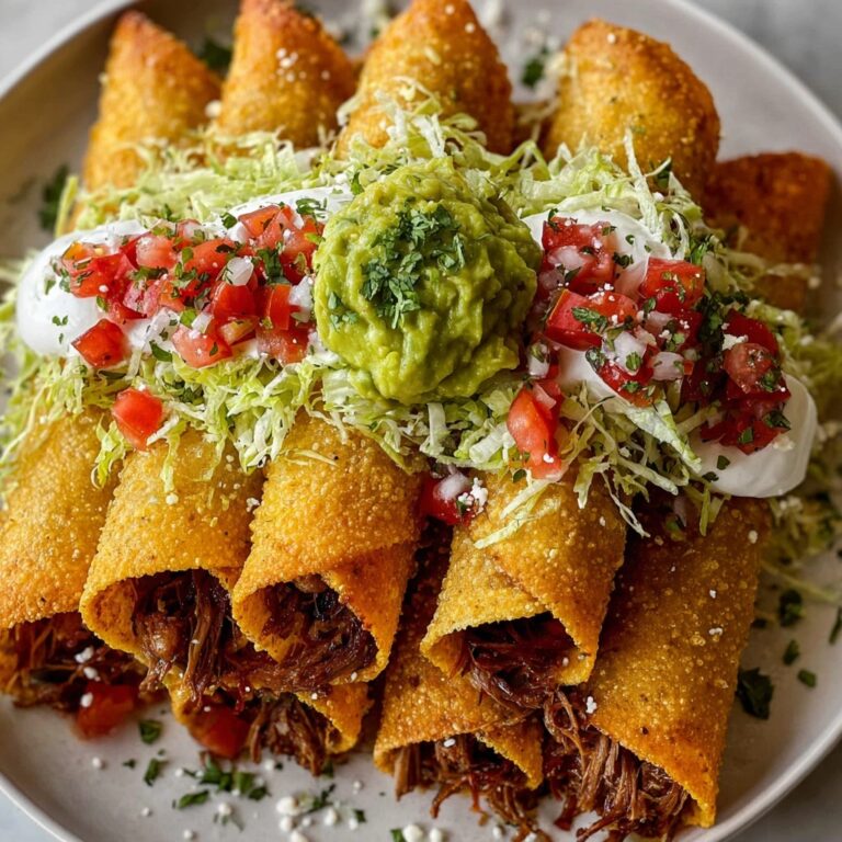 Crispy Chicken Taquitos Recipe