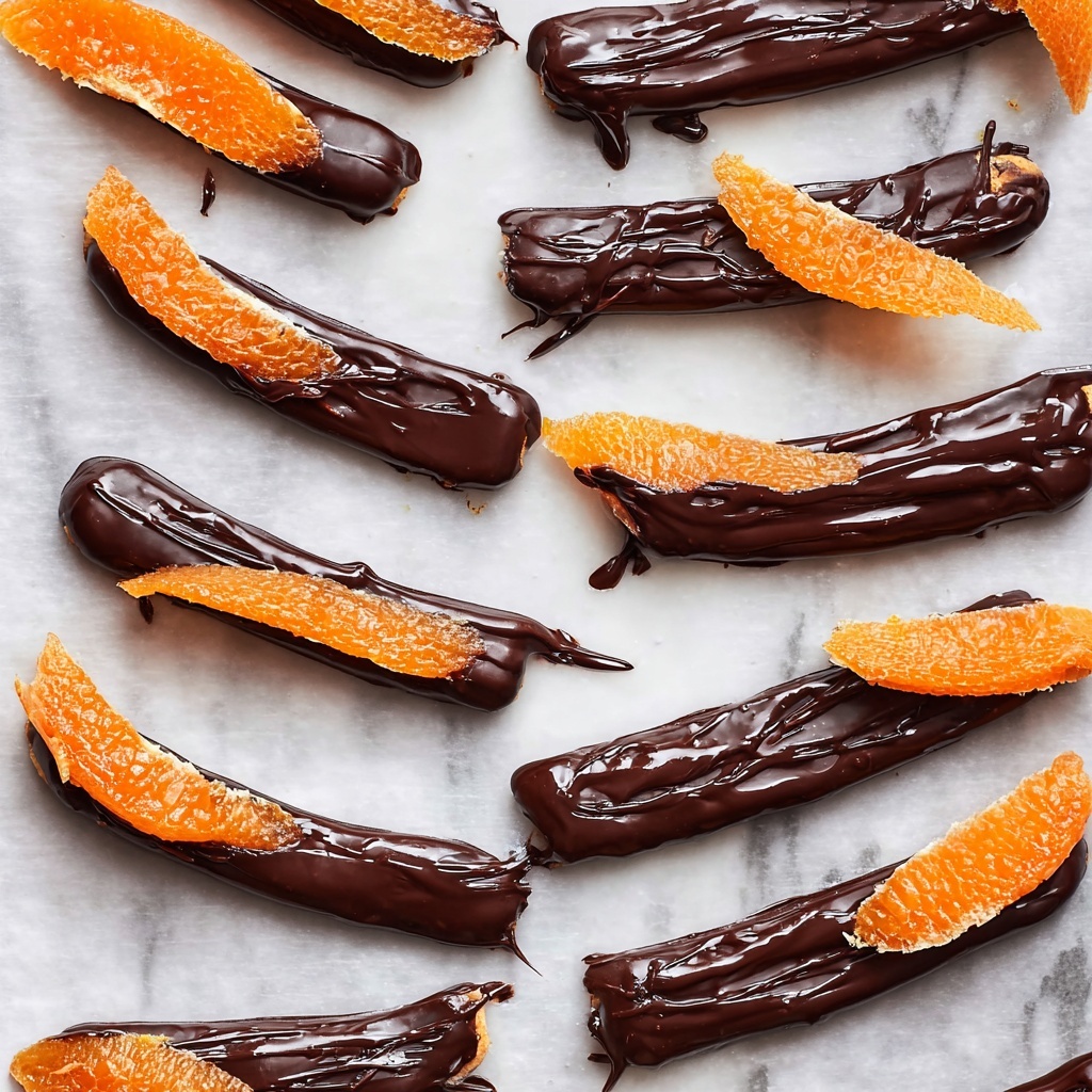 Chocolate Covered Citrus Peels Recipe - Recipe Image
