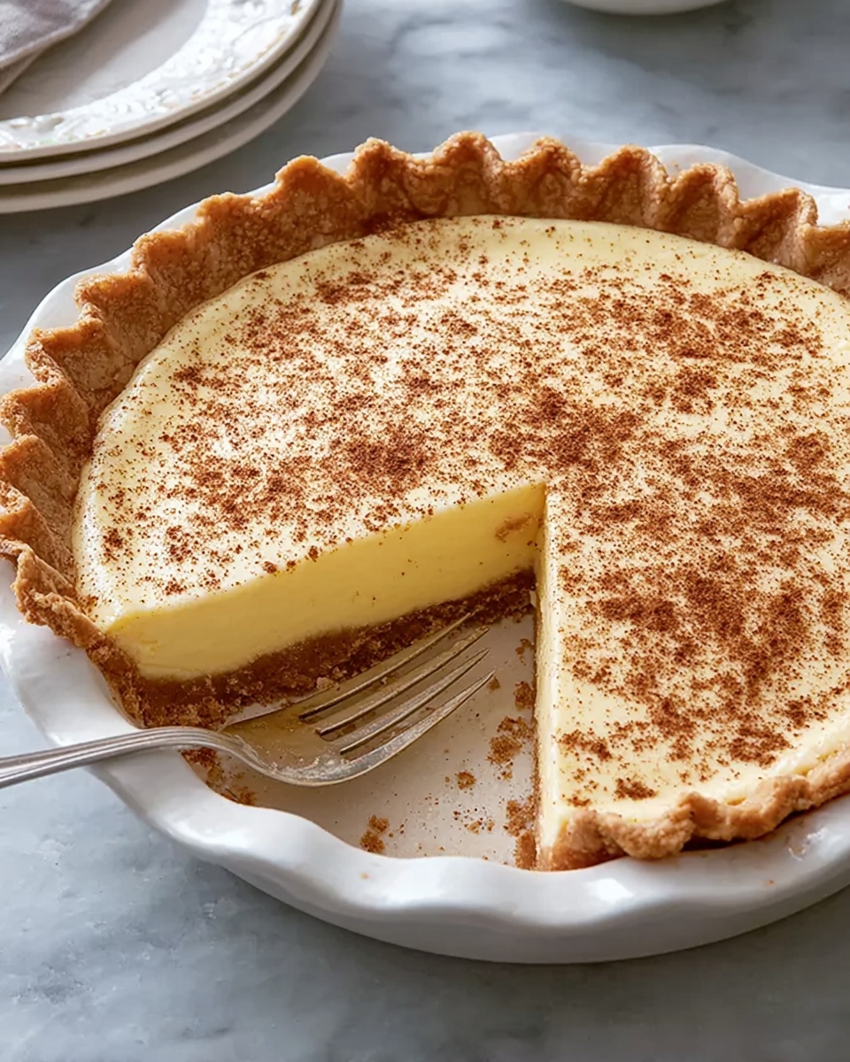 Classic Vanilla Custard Pie Recipe - Recipe Image