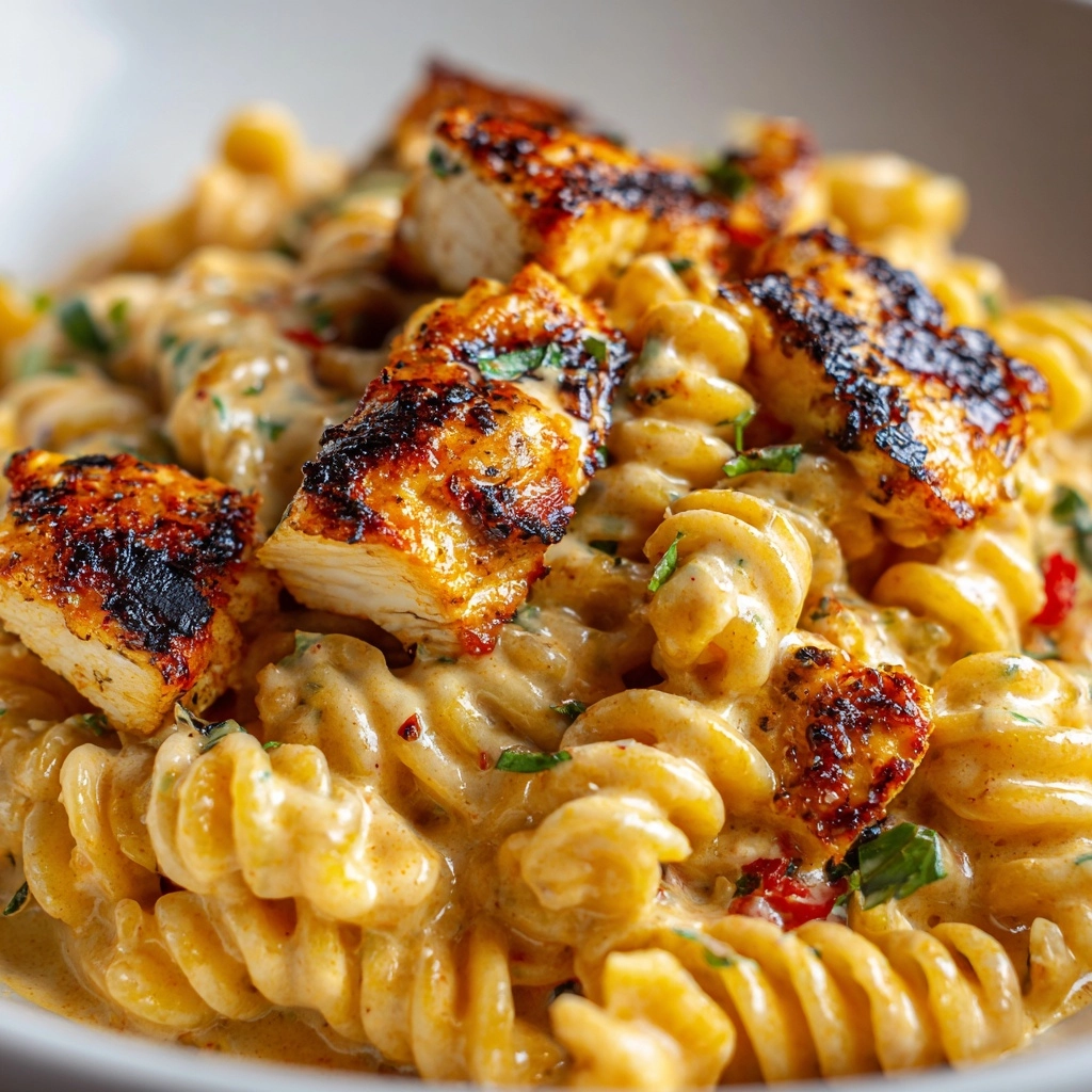 Bold & Zesty Buffalo Ranch Chicken Pasta Skillet Recipe - Recipe Image