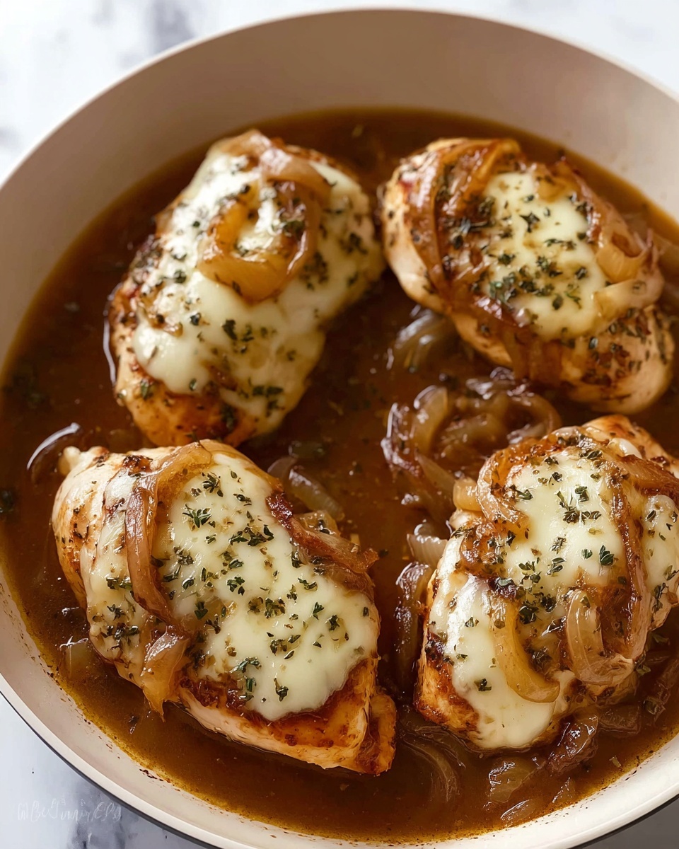 French Onion Chicken Recipe - Recipe Image