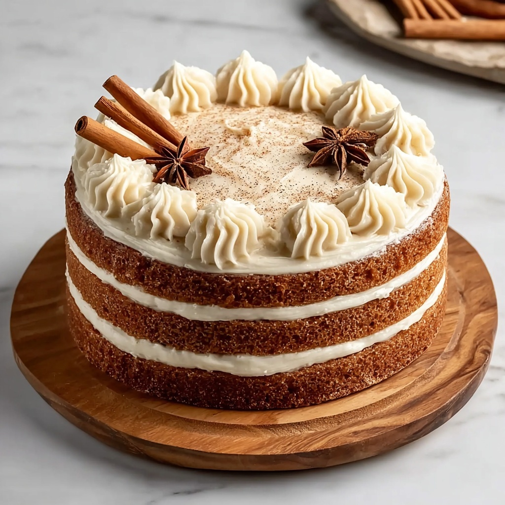 Spiced Brown Sugar Chai Layer Cake Recipe - Recipe Image