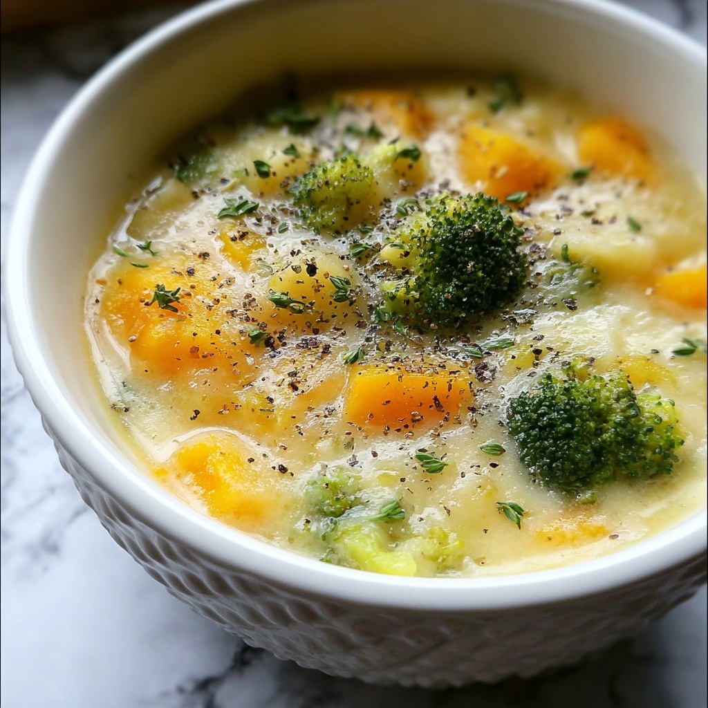 Crockpot Broccoli Cheddar Soup: Easy Creamy Comfort Food Recipe - Recipe Image