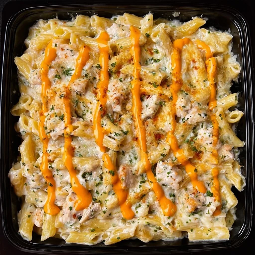 Smoked Buffalo Chicken Pasta Recipe - Recipe Image