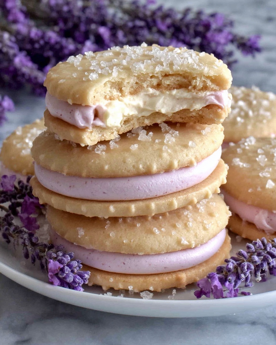 Lemon Lavender Sandwich Cookies Recipe - Recipe Image